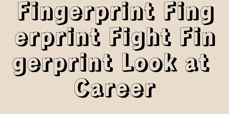 Fingerprint Fingerprint Fight Fingerprint Look at Career