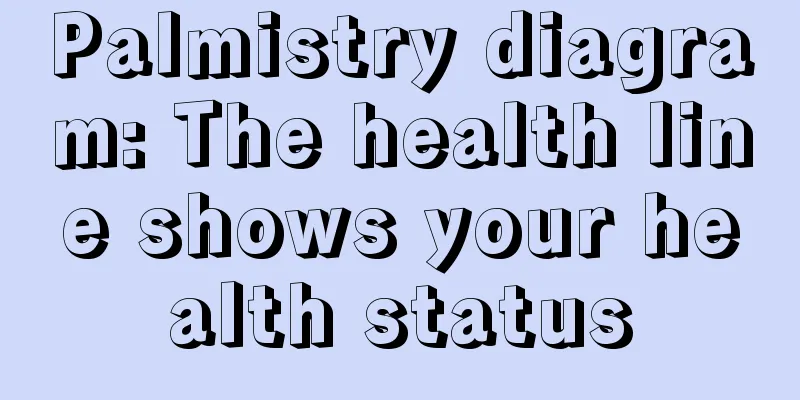 Palmistry diagram: The health line shows your health status