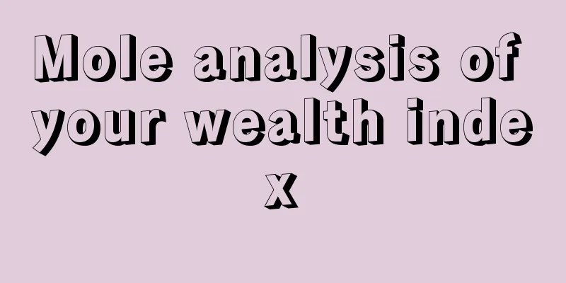 Mole analysis of your wealth index