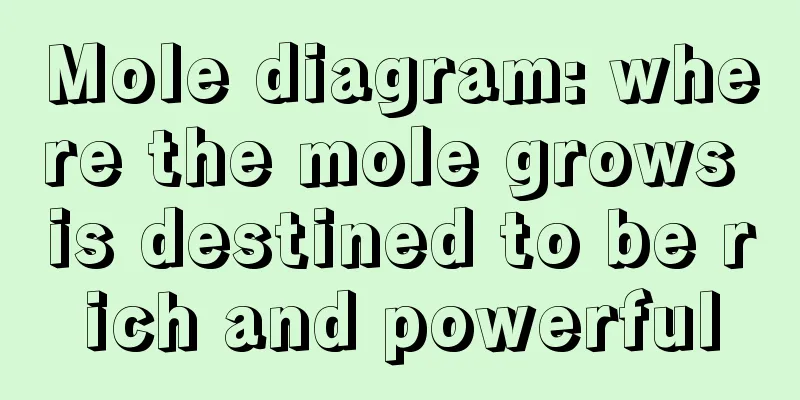 Mole diagram: where the mole grows is destined to be rich and powerful
