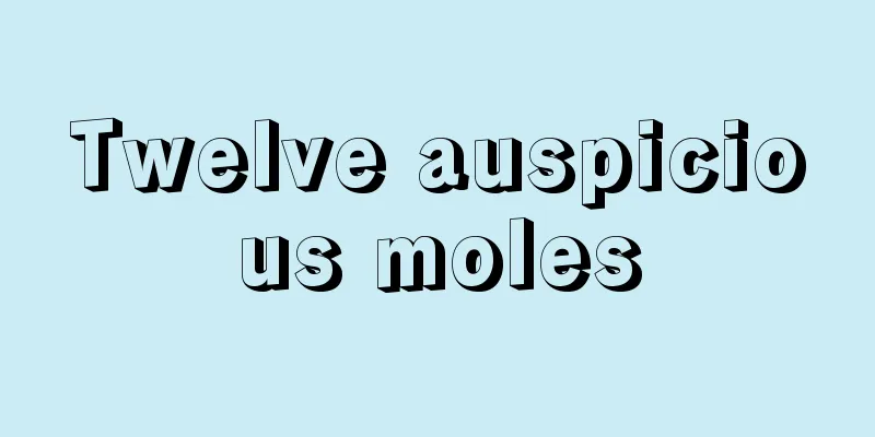 Twelve auspicious moles