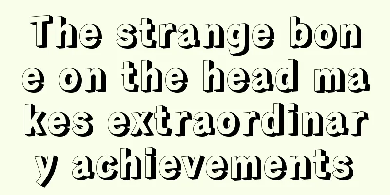 The strange bone on the head makes extraordinary achievements