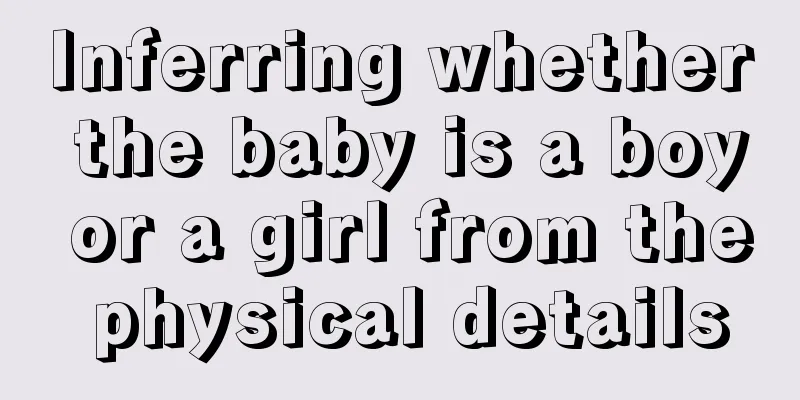 Inferring whether the baby is a boy or a girl from the physical details
