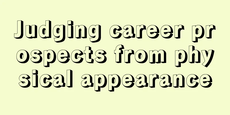 Judging career prospects from physical appearance