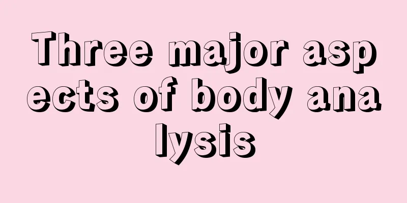 Three major aspects of body analysis