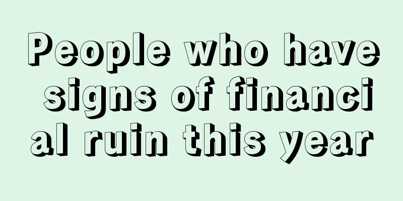 People who have signs of financial ruin this year