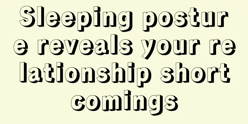 Sleeping posture reveals your relationship shortcomings