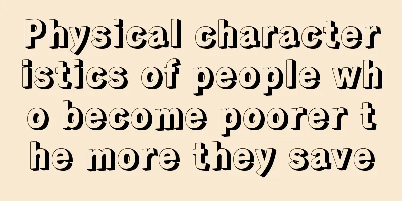 Physical characteristics of people who become poorer the more they save