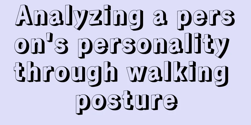 Analyzing a person's personality through walking posture
