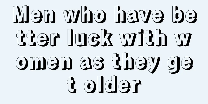 Men who have better luck with women as they get older