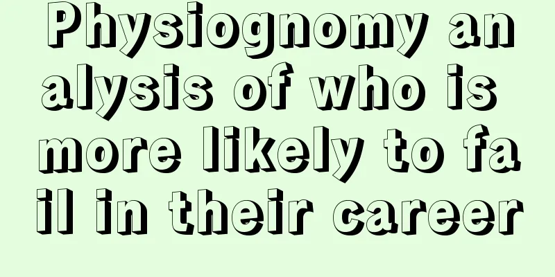 Physiognomy analysis of who is more likely to fail in their career