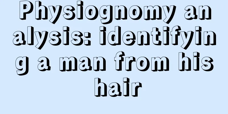 Physiognomy analysis: identifying a man from his hair