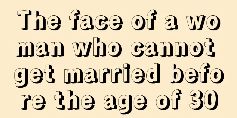 The face of a woman who cannot get married before the age of 30
