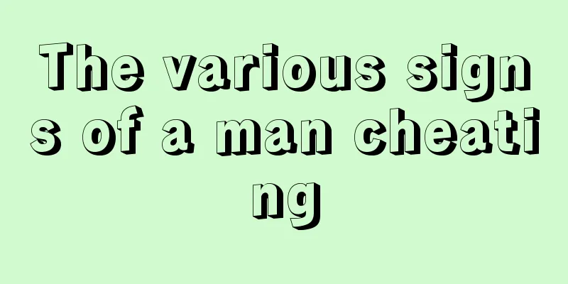 The various signs of a man cheating
