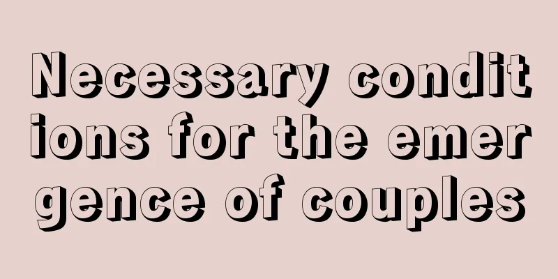 Necessary conditions for the emergence of couples