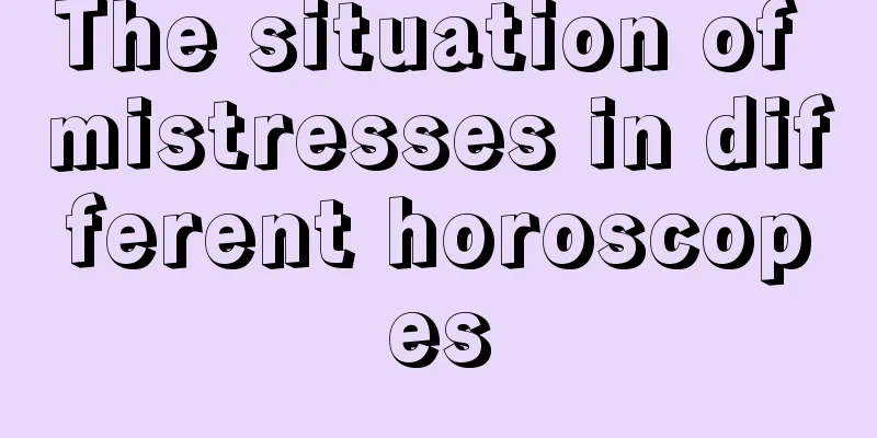 The situation of mistresses in different horoscopes
