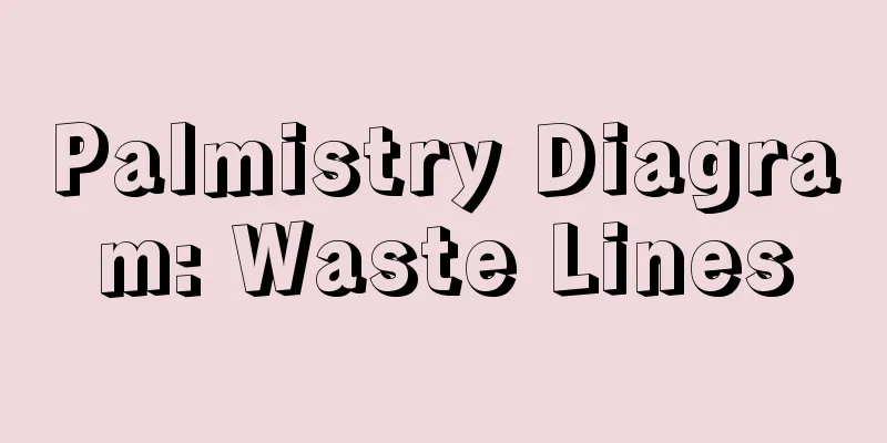 Palmistry Diagram: Waste Lines