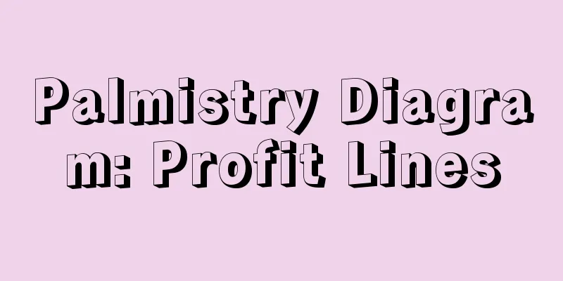 Palmistry Diagram: Profit Lines