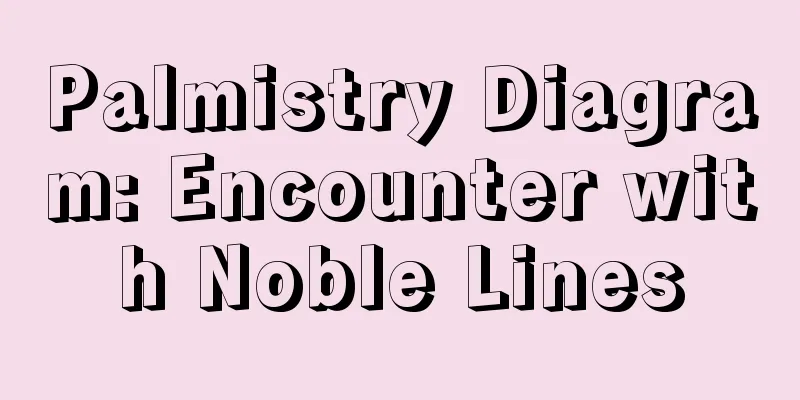Palmistry Diagram: Encounter with Noble Lines
