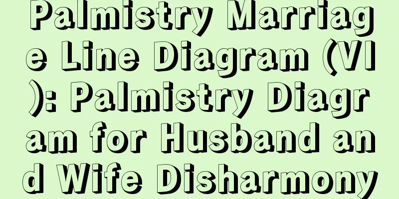 Palmistry Marriage Line Diagram (VI): Palmistry Diagram for Husband and Wife Disharmony