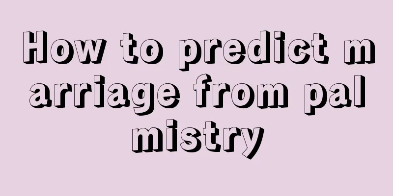 How to predict marriage from palmistry
