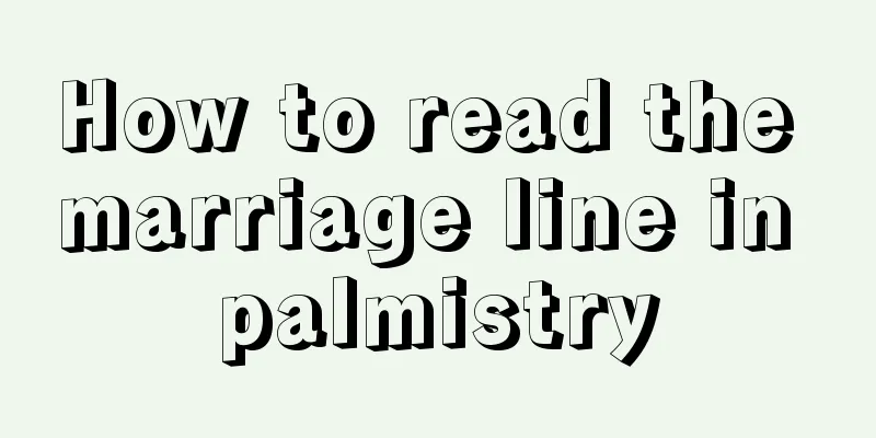 How to read the marriage line in palmistry