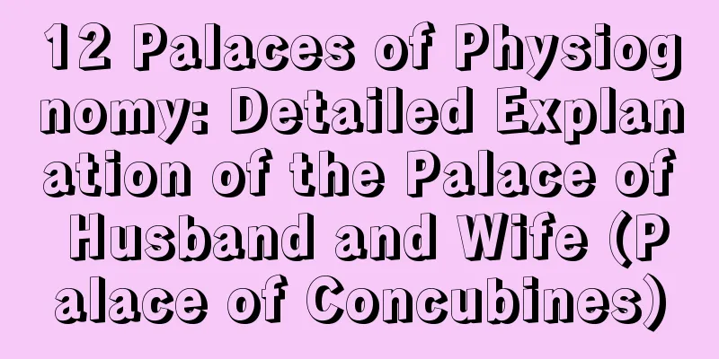 12 Palaces of Physiognomy: Detailed Explanation of the Palace of Husband and Wife (Palace of Concubines)