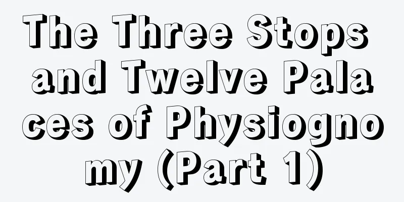 The Three Stops and Twelve Palaces of Physiognomy (Part 1)