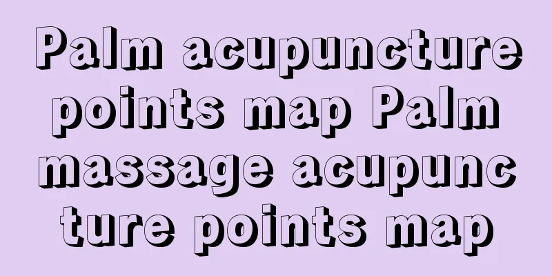 Palm acupuncture points map Palm massage acupuncture points map