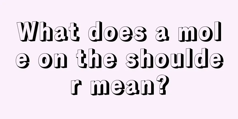 What does a mole on the shoulder mean?