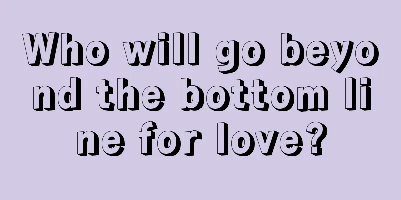 Who will go beyond the bottom line for love?
