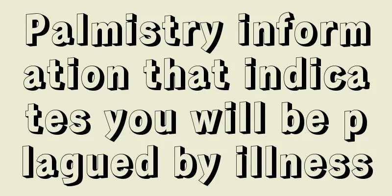 Palmistry information that indicates you will be plagued by illness