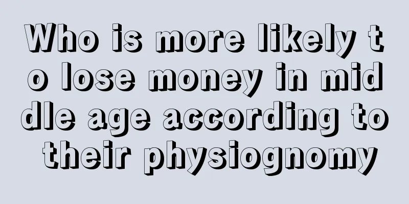 Who is more likely to lose money in middle age according to their physiognomy