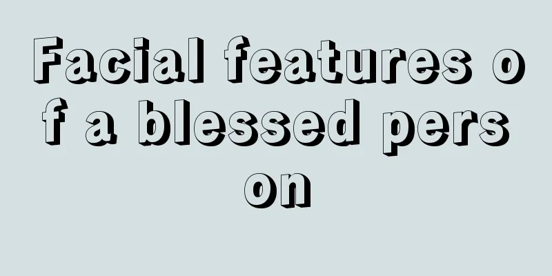 Facial features of a blessed person