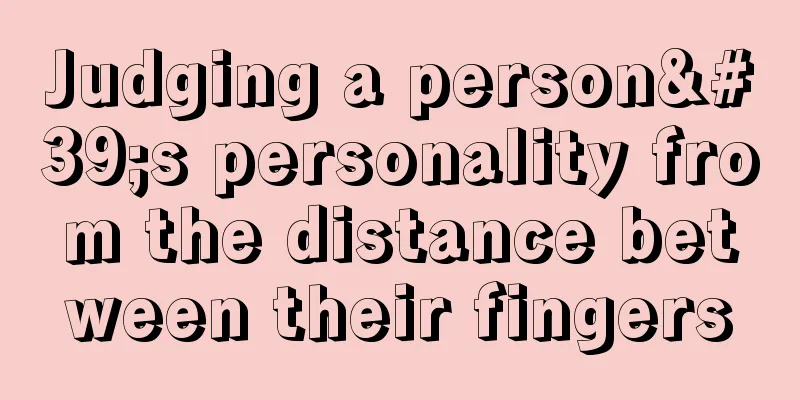 Judging a person's personality from the distance between their fingers