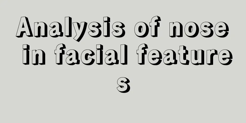 Analysis of nose in facial features