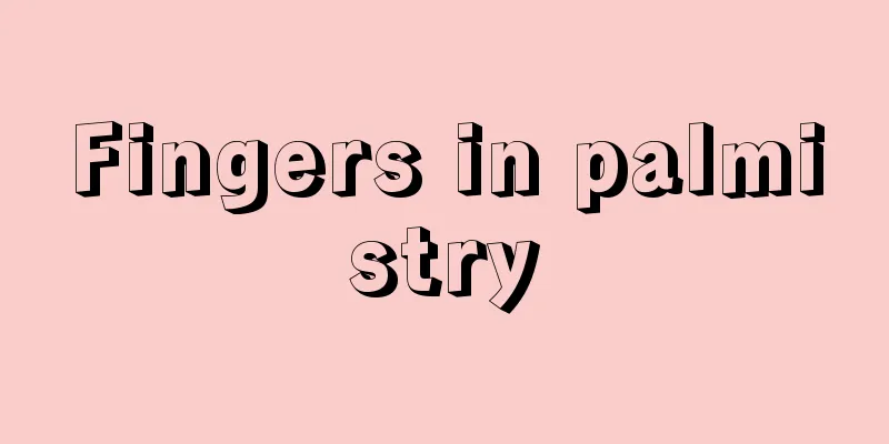 Fingers in palmistry