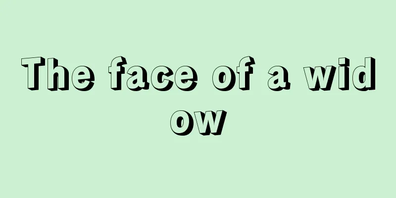 The face of a widow