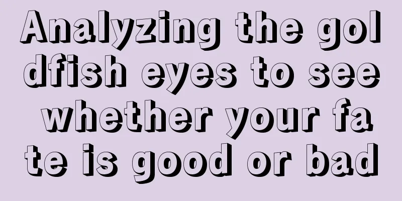 Analyzing the goldfish eyes to see whether your fate is good or bad