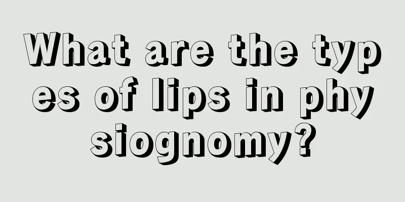 What are the types of lips in physiognomy?