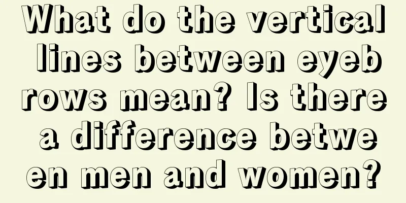 What do the vertical lines between eyebrows mean? Is there a difference between men and women?