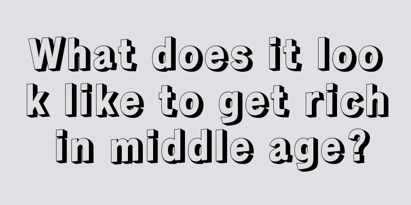What does it look like to get rich in middle age?