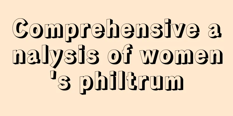 Comprehensive analysis of women's philtrum