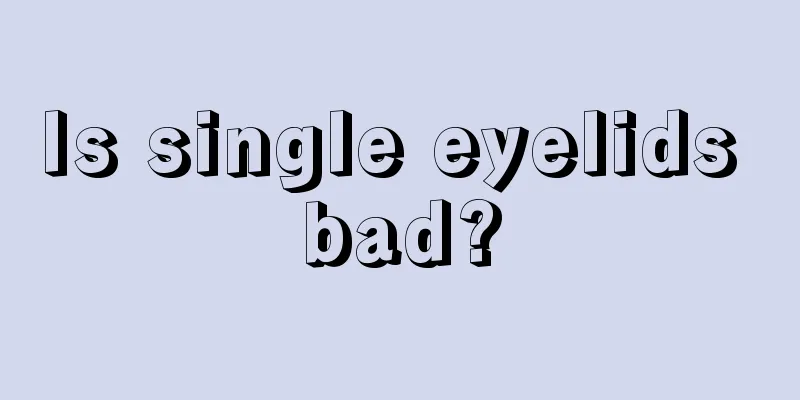Is single eyelids bad?