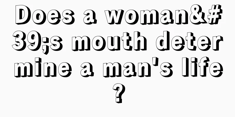 Does a woman's mouth determine a man's life?