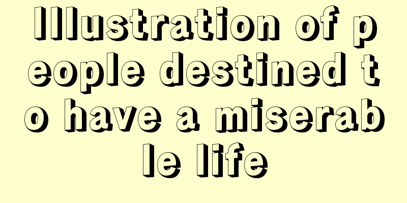 Illustration of people destined to have a miserable life