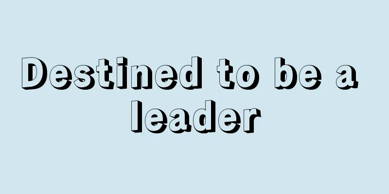Destined to be a leader