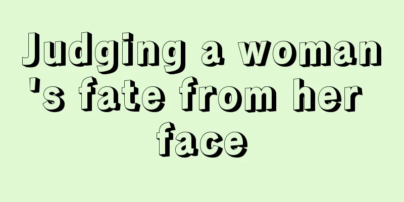 Judging a woman's fate from her face