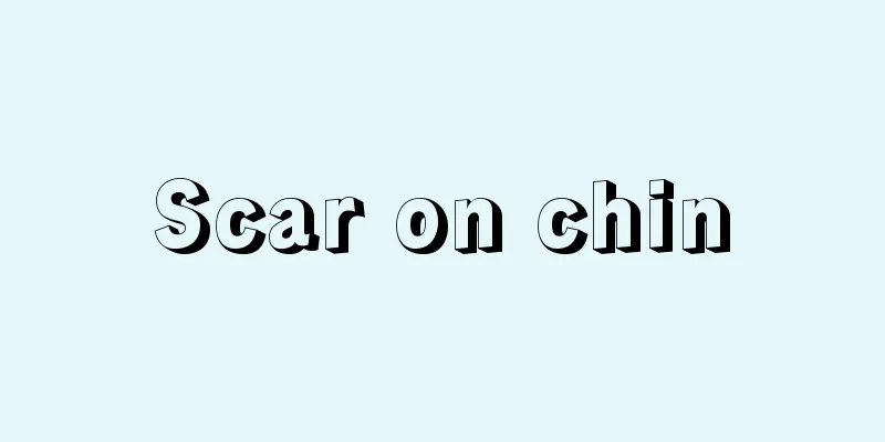 Scar on chin