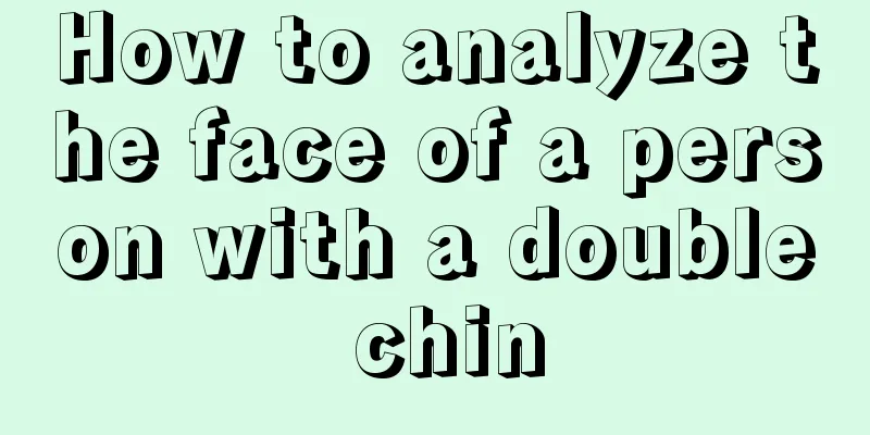 How to analyze the face of a person with a double chin
